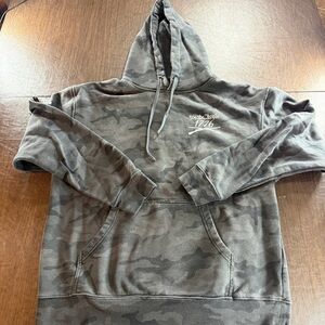 Howitzer We The People Camouflage Hoodie with Embroidered Logo Sz L